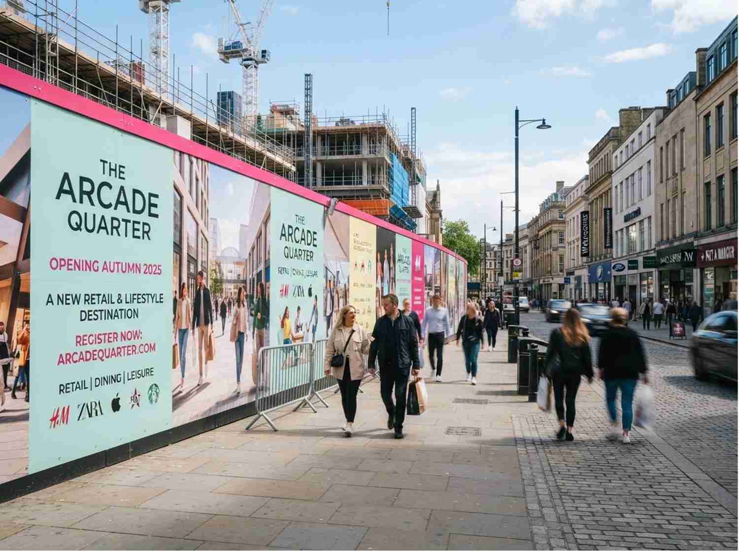 Hoarding Layout Example Hoardings