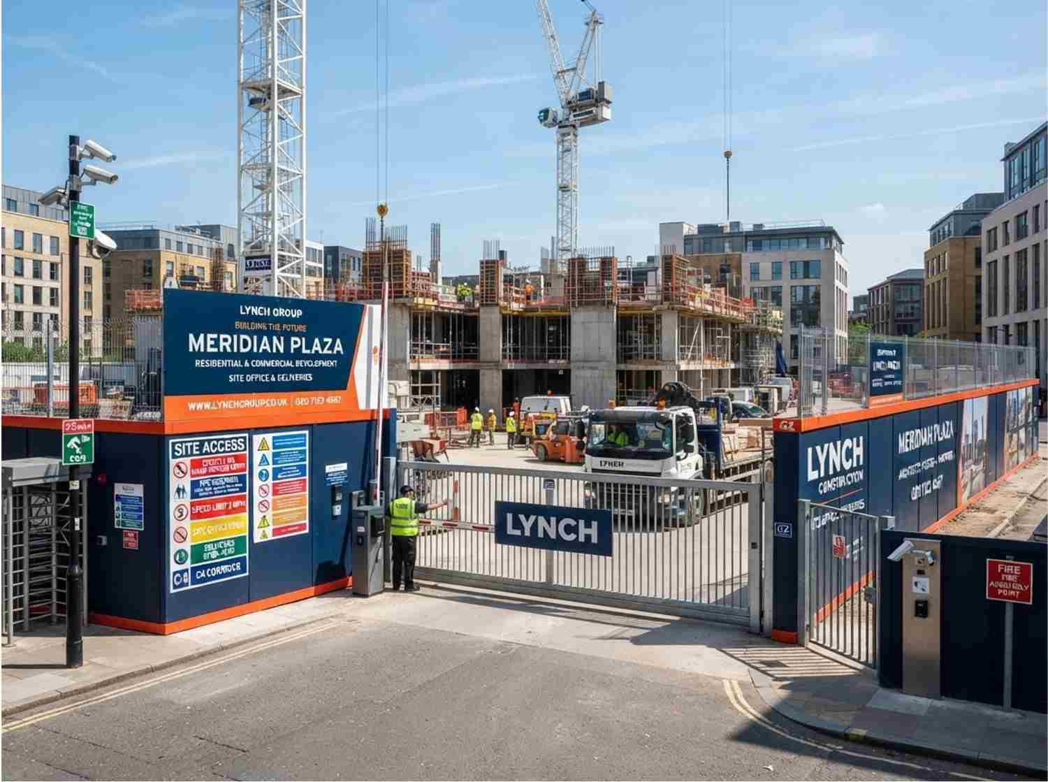 Hoarding Layout Example Hoardings